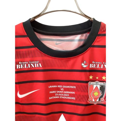 浦和レッズ (ウラワレッズ) サッカーユニフォーム メンズ SIZE LL レッド 2022 PSG戦 限定ユニフォーム DV4799 未使用品
