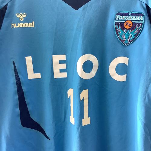 横浜FC (ヨコハマエフシー) サッカーユニフォーム メンズ SIZE L ブルー 【11】三浦 知良 2009シーズン ホーム HAG1021