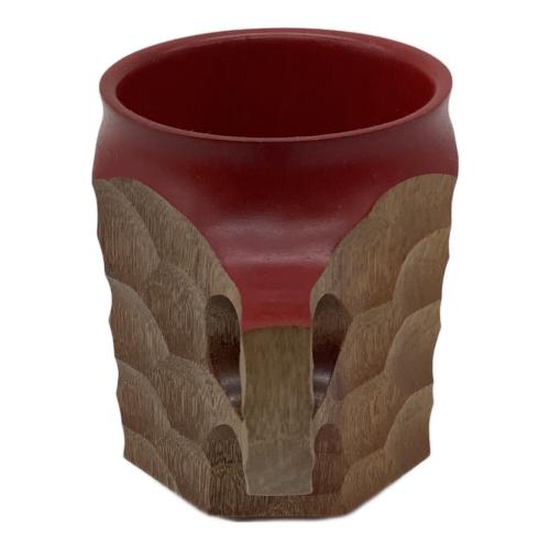 Akihiro Wood Works アウトドア食器 ジンカップ 漆 レッドエル