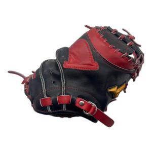 MIZUNO (ミズノ) 軟式グローブ 約32.5cm レッド×ブラック オーダーグローブ キャッチャーミット