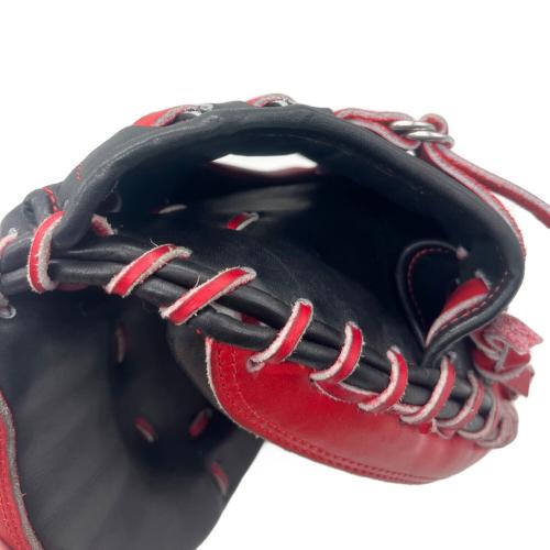 MIZUNO (ミズノ) 軟式グローブ 約32.5cm レッド×ブラック オーダーグローブ キャッチャーミット