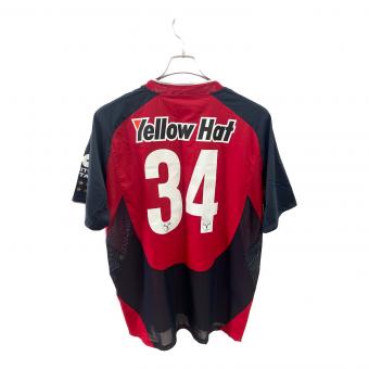 鹿島アントラーズ (カシマアントラーズ) サッカーユニフォーム メンズ SIZE XXL レッド 【34】小笠原満男・2004-2005シーズン・ホーム 56323