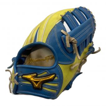 MIZUNO (ミズノ) 硬式グローブ 約32cm ブルーxイエロー @ MIZUNO PRO ORDER 外野用
