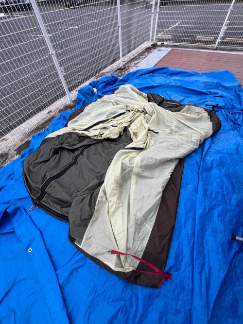 Snow peak (スノーピーク) ツールームテント 2022年雪峰祭限定 FES-195 ランドロックM アイボリー オプションセット W590×D350×H205cm 3～4人用