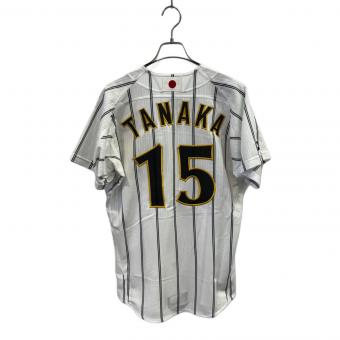 日本代表 (ニホンダイヒョウ) 応援グッズ SIZE L ホワイト×ネイビー 【15】田中 将大 @ 2008年北京五輪 侍ジャパン ユニフォーム ホーム プロ仕様モデル 52MW-77791