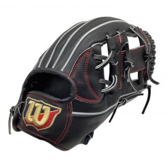 Wilson (ウィルソン) 軟式グローブ 約29cm ブラック Basic Lab DUAL 内野用 RBW87H