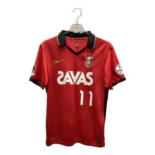 浦和レッズ (ウラワレッズ) 2011シーズン ホーム サッカーユニフォーム 410928-616 【11】田中 達也 メンズ SIZE L レッド