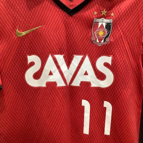 浦和レッズ (ウラワレッズ) 2011シーズン ホーム サッカーユニフォーム 410928-616 【11】田中 達也 メンズ SIZE L レッド