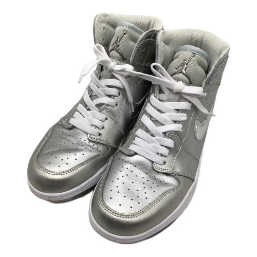 NIKE (ナイキ) ゴルフシューズ メンズ SIZE 27cm シルバー エアジョーダン1 ハイ ゴルフ "ギフトギビング" FD6815-001