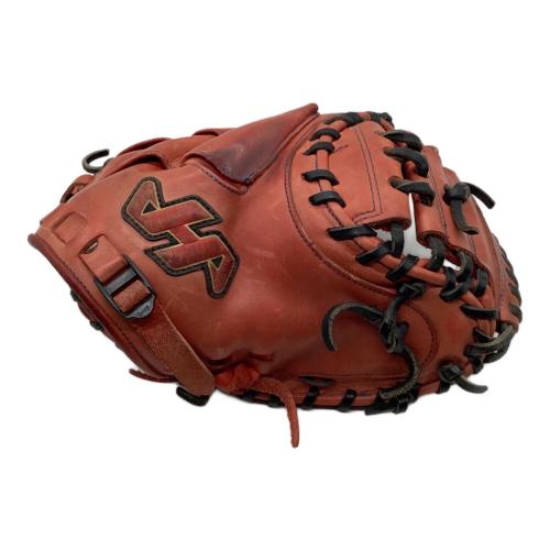 HATAKEYAMA (ハタケヤマ) 軟式グローブ SIZE 28cm レッド キャッチャーミット 少年用 TH-JC8RS