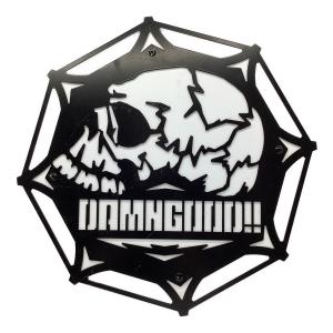 DAMNGOOD!! ファニチャーアクセサリー ブラック 対応ネジ系 1/4インチネジ穴 NATURE TONES THE SKULL DISK