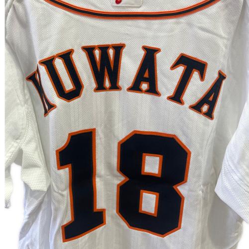 読売ジャイアンツ (ヨミウリジャイアンツ) 応援グッズ SIZE O ホワイト×オレンジ 【18】桑田 真澄 ユニフォーム ホーム プロコレ