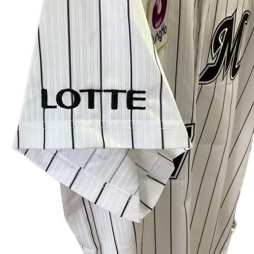 千葉ロッテマリーンズ (チバロッテマリーンズ) 応援グッズ SIZE L ホワイト×ブラック 【17】佐々木 朗希 ★ ユニフォーム レプリカ 12JRMM0117