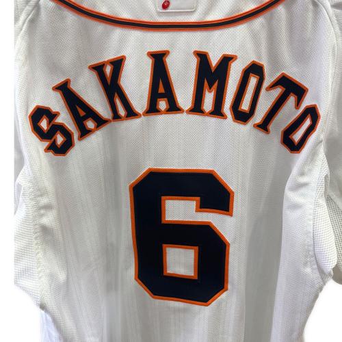 読売ジャイアンツ (ヨミウリジャイアンツ) 応援グッズ SIZE O ホワイト×オレンジ 【6】坂本 勇人 ユニフォーム プロコレ