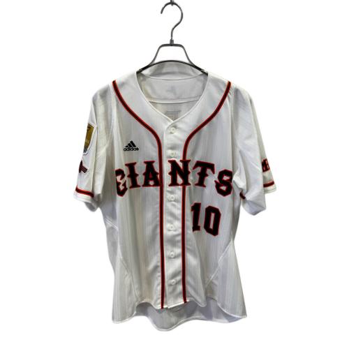 読売ジャイアンツ (ヨミウリジャイアンツ) 応援グッズ SIZE O ホワイト×オレンジ 【10】阿部 慎之助 ユニフォーム 2012チャンピオンバッチ付 プロコレ