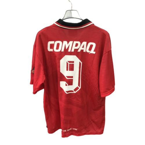 浦和レッズ (ウラワレッズ) サッカーユニフォーム メンズ SIZE L レッド 【9】福田 正博 1997シーズン ホーム