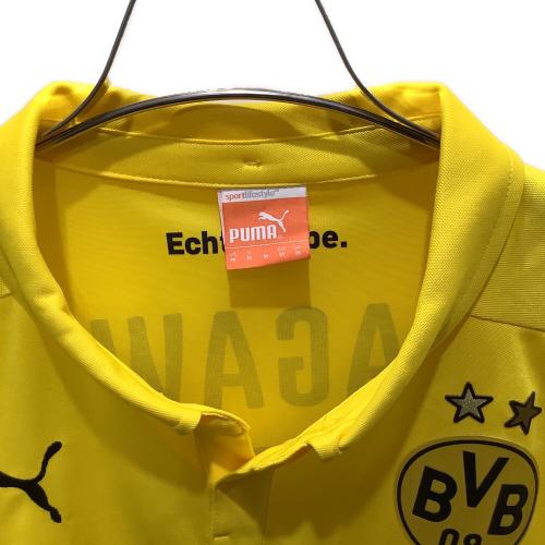 ボルシアドルトムント サッカーユニフォーム メンズ SIZE M イエロー 【7】香川 真司 2014-2015シーズン