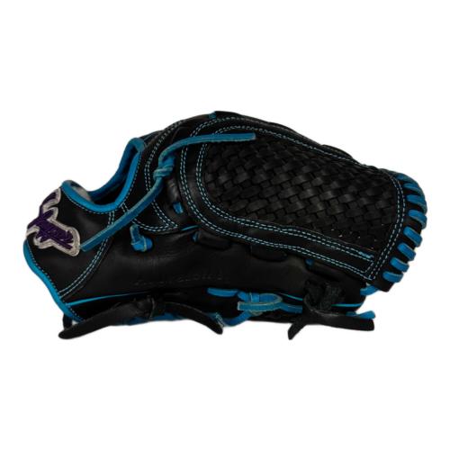 久保田スラッガー (クボタスラッガー) 軟式グローブ 約31cm ブラックxブルー オーダー ・ケース付 AGGRESSIVE 内野用