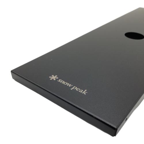 Snow peak (スノーピーク) ファニチャーアクセサリー ブラック 雪峰祭 2024秋限定 FES-086-BK ステンレストレーハーフユニット 未使用品