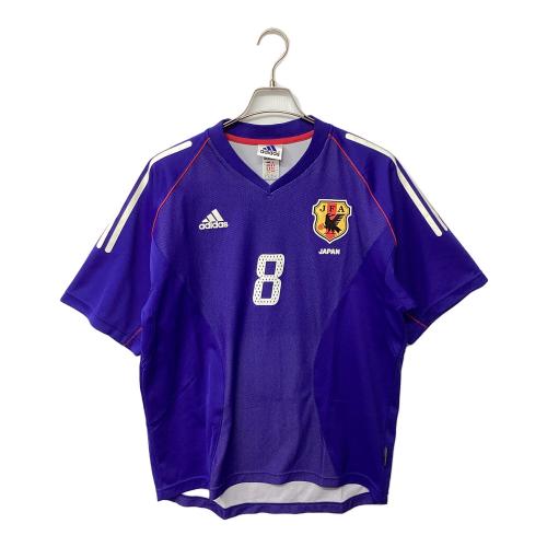 日本代表 (ニホンダイヒョウ) サッカーユニフォーム メンズ SIZE O ブルー 【8】小笠原満男・2002年ホームユニフォーム 381414