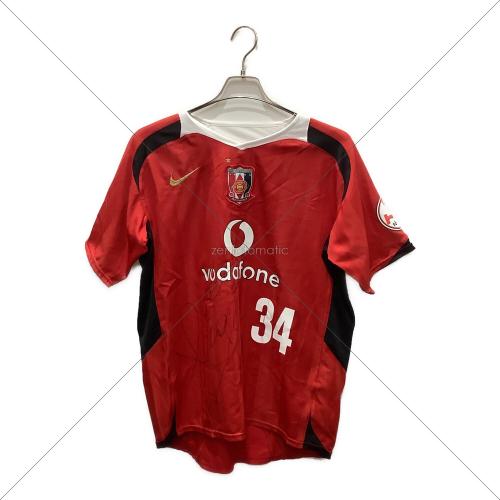 浦和レッズ (ウラワレッズ) 【34】エスクデロ セルヒオ・2006シーズン・ホーム サッカーユニフォーム 128219 ※サイン証明無 メンズ SIZE L レッド