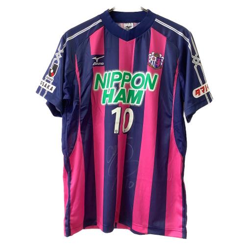 セレッソ大阪 (セレッソオオサカ) サッカーユニフォーム メンズ SIZE L ピンクxネイビー 【10】黒部 光昭 2004シーズン・ホーム