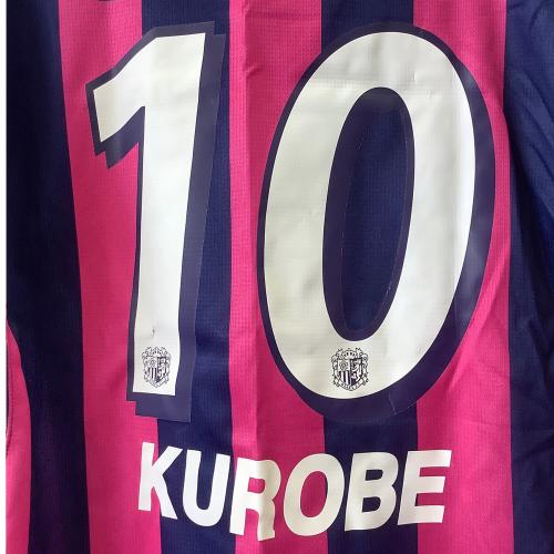 セレッソ大阪 (セレッソオオサカ) サッカーユニフォーム メンズ SIZE L ピンクxネイビー 【10】黒部 光昭 2004シーズン・ホーム