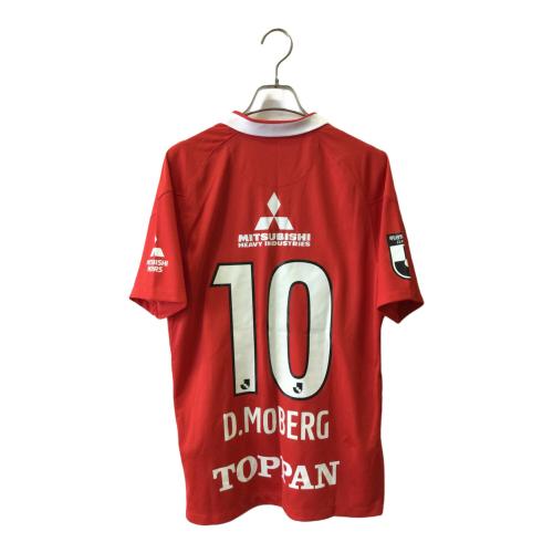 浦和レッズ (ウラワレッズ) サッカーユニフォーム メンズ SIZE M レッド 【10】ダヴィド・モーベルグ・2022シーズン・ホーム DB5763-612