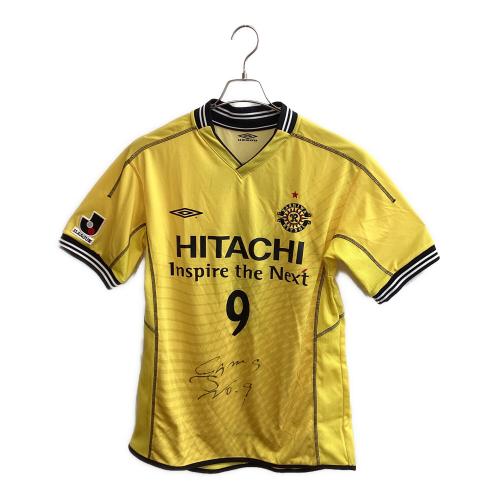 柏レイソル (カシワレイソル) 【9】マルシオ・2003シーズン・ホーム サッカーユニフォーム UDS6315H ※サイン証明無 メンズ SIZE O イエロー