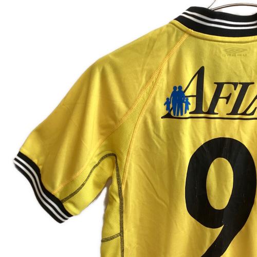 柏レイソル (カシワレイソル) 【9】マルシオ・2003シーズン・ホーム サッカーユニフォーム UDS6315H ※サイン証明無 メンズ SIZE O イエロー