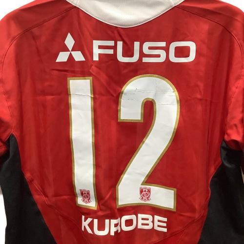 浦和レッズ (ウラワレッズ) 【12】黒部光昭・2006シーズン・ホーム サッカーユニフォーム S61001SAT ※サイン証明無 メンズ SIZE XL レッド