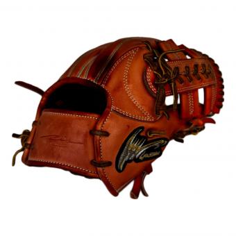 Ip select (アイピーセレクト) 軟式グローブ 約28㎝ オレンジ ※土手紐無 SELESCT 内野用