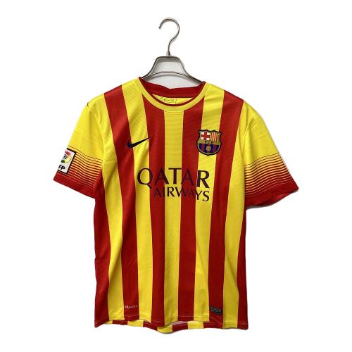 FCバルセロナ サッカーユニフォーム メンズ SIZE M レッドxイエロー 2013‐14シーズン・アウェイ 532823-703