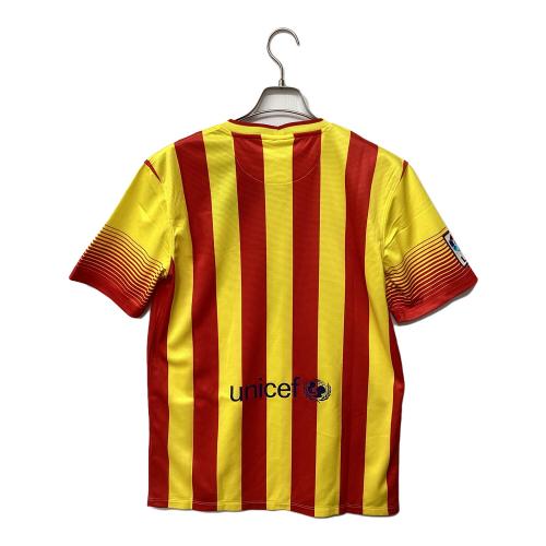 FCバルセロナ サッカーユニフォーム メンズ SIZE M レッドxイエロー 2013‐14シーズン・アウェイ 532823-703
