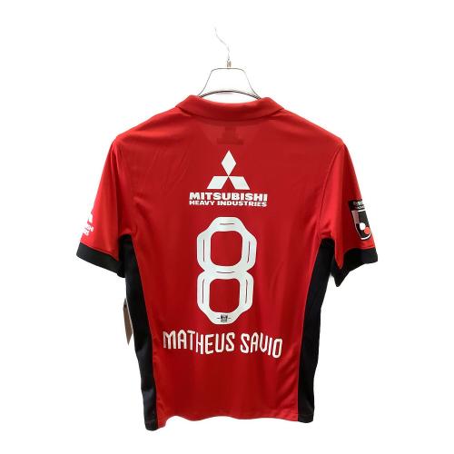 浦和レッズ (ウラワレッズ) サッカーユニフォーム メンズ SIZE M レッド 【8】マテウスサヴィオ・2025シーズンホーム・レプリカ HJ1425-611