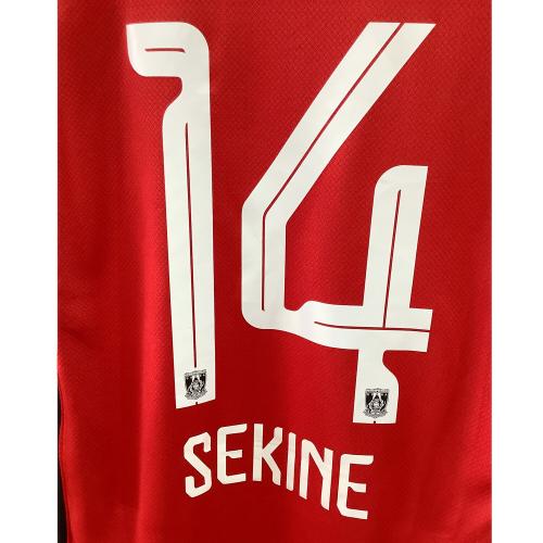 浦和レッズ (ウラワレッズ) サッカーユニフォーム メンズ SIZE M レッド 【14】関根 貴大・2025シーズン・ホームレプリカ HJ1425-611