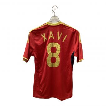 adidas (アディダス) サッカーユニフォーム メンズ SIZE LL レッド 【8】 シャビ・エルナンデス スペイン代表 2009シーズン ホーム