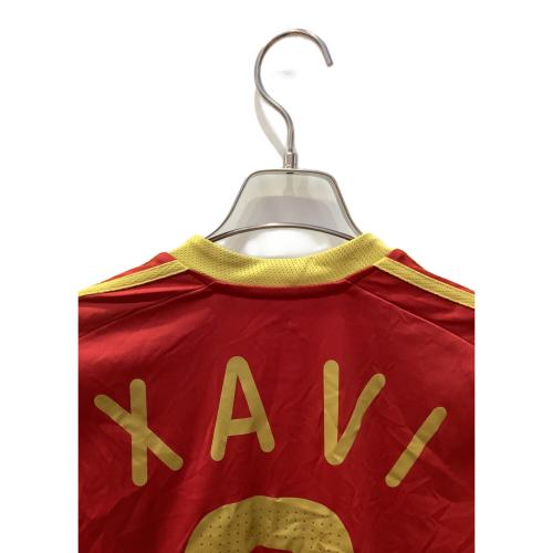 adidas (アディダス) サッカーユニフォーム メンズ SIZE LL レッド 【8】 シャビ・エルナンデス スペイン代表 2009シーズン ホーム