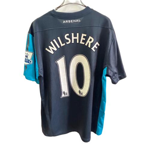 アーセナル サッカーユニフォーム メンズ SIZE L ネイビー×ブルー 【10】ジャック・ウィルシャー 2011/-2012 125周年 アウェイ 半袖 423983-472