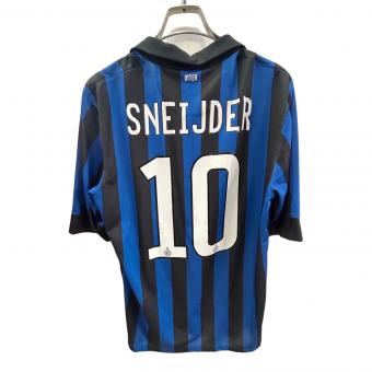インテル (インテル・ミラノ) サッカーユニフォーム メンズ SIZE M ブラック×ブルー 【10】ヴェスレイ・スナイデル 2011-2012シーズン ホーム 419985-010