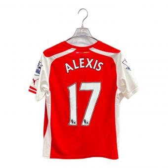 アーセナル 14/15 サッカーユニフォーム メンズ SIZE S レッド ユニフォーム ホーム 半袖 レプリカ ＃17 アレクシス・サンチェス 746446