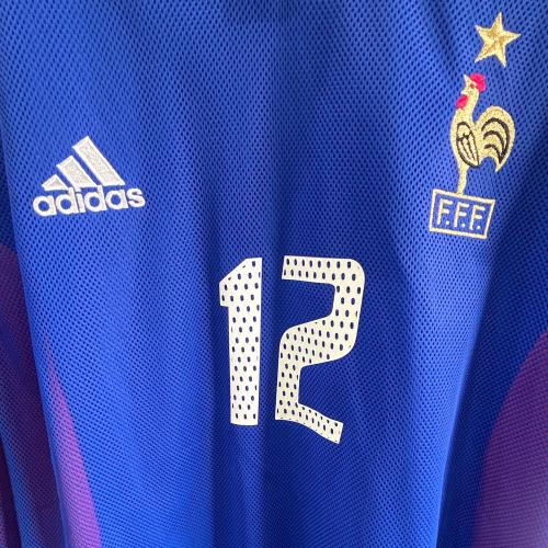 adidas (アディダス) サッカーユニフォーム メンズ SIZE LL ブルー 【12】ティエリ・アンリ フランス代表 2002-2003シーズン ホーム
