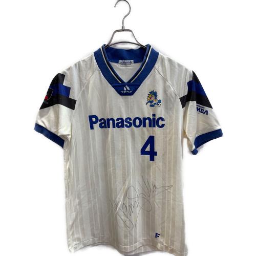 ガンバ大阪 (ガンバオオサカ) サッカーユニフォーム メンズ ホワイト 【4】 F刺繍 ヴィンテージ 1992-1993シーズン アウェイ