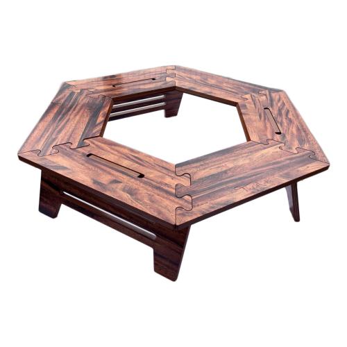 The Arth (ザァ～ッス) アウトドアテーブル 約930x480x250mm ブラウン ノーマル しゅう次郎 シナ