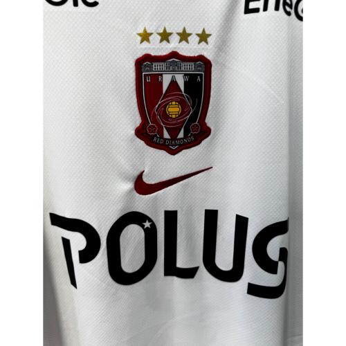 浦和レッズ (ウラワレッズ) サッカーユニフォーム メンズ SIZE XL ホワイト 【8】マテウス・サヴィオ・2025シーズン・アウェイ HJ1422-100