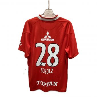浦和レッズ (ウラワレッズ) 2022シーズン ホーム サッカーユニフォーム DB5763-612 【28】アレクサンダー・ショルツ メンズ SIZE 3XL レッド