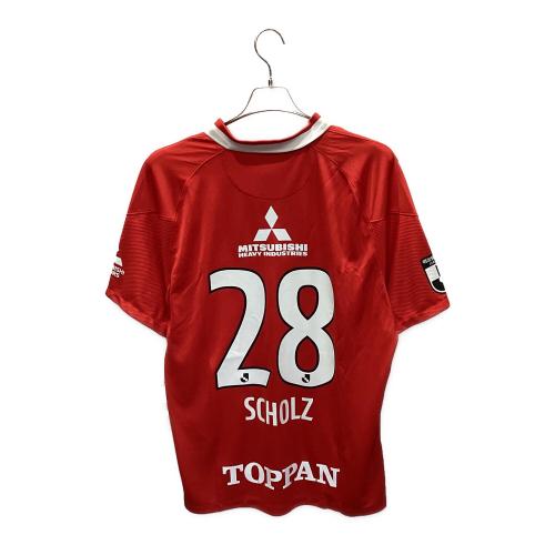 浦和レッズ (ウラワレッズ) 2022シーズン ホーム サッカーユニフォーム DB5763-612 【28】アレクサンダー・ショルツ メンズ SIZE 3XL レッド