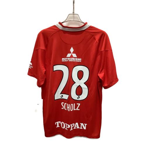 浦和レッズ (ウラワレッズ) 2022シーズン ホーム サッカーユニフォーム DB5763-612 【28】アレクサンダー・ショルツ メンズ SIZE 3XL レッド