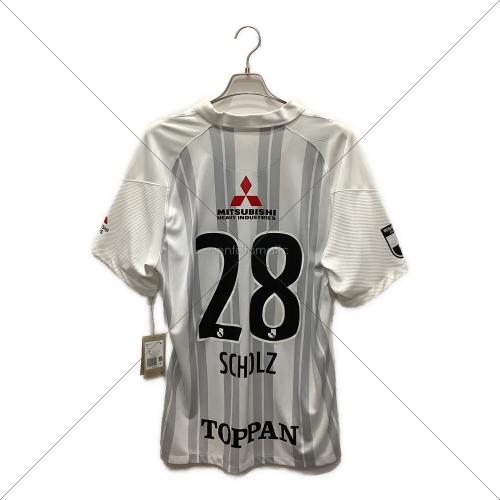 浦和レッズ (ウラワレッズ) 2022シーズン アウェイ サッカーユニフォーム DB5761-100 【28】アレクサンダー・ショルツ メンズ SIZE 3XL ホワイト