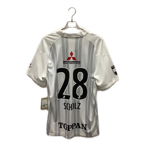 浦和レッズ (ウラワレッズ) 2022シーズン アウェイ サッカーユニフォーム DB5761-100 【28】アレクサンダー・ショルツ メンズ SIZE 3XL ホワイト